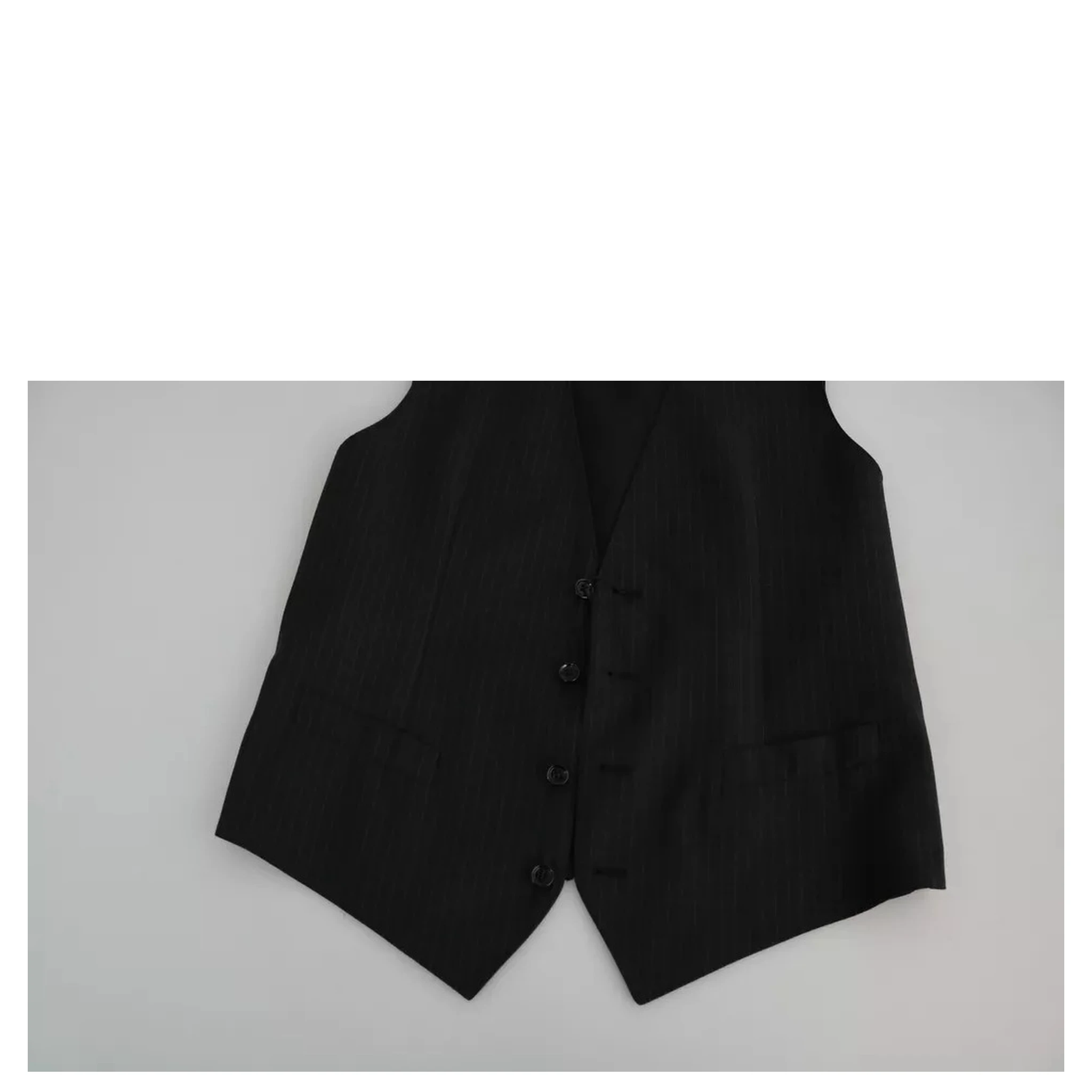 Black Men Formal STAFF Dress Waistcoat Vest