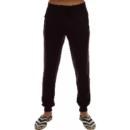 Purple Cashmere Gym Training Sport Pants
