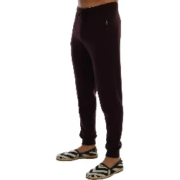 Purple Cashmere Gym Training Sport Pants