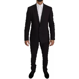 Purple MARTINI Wool Stretch 2 Piece Suit