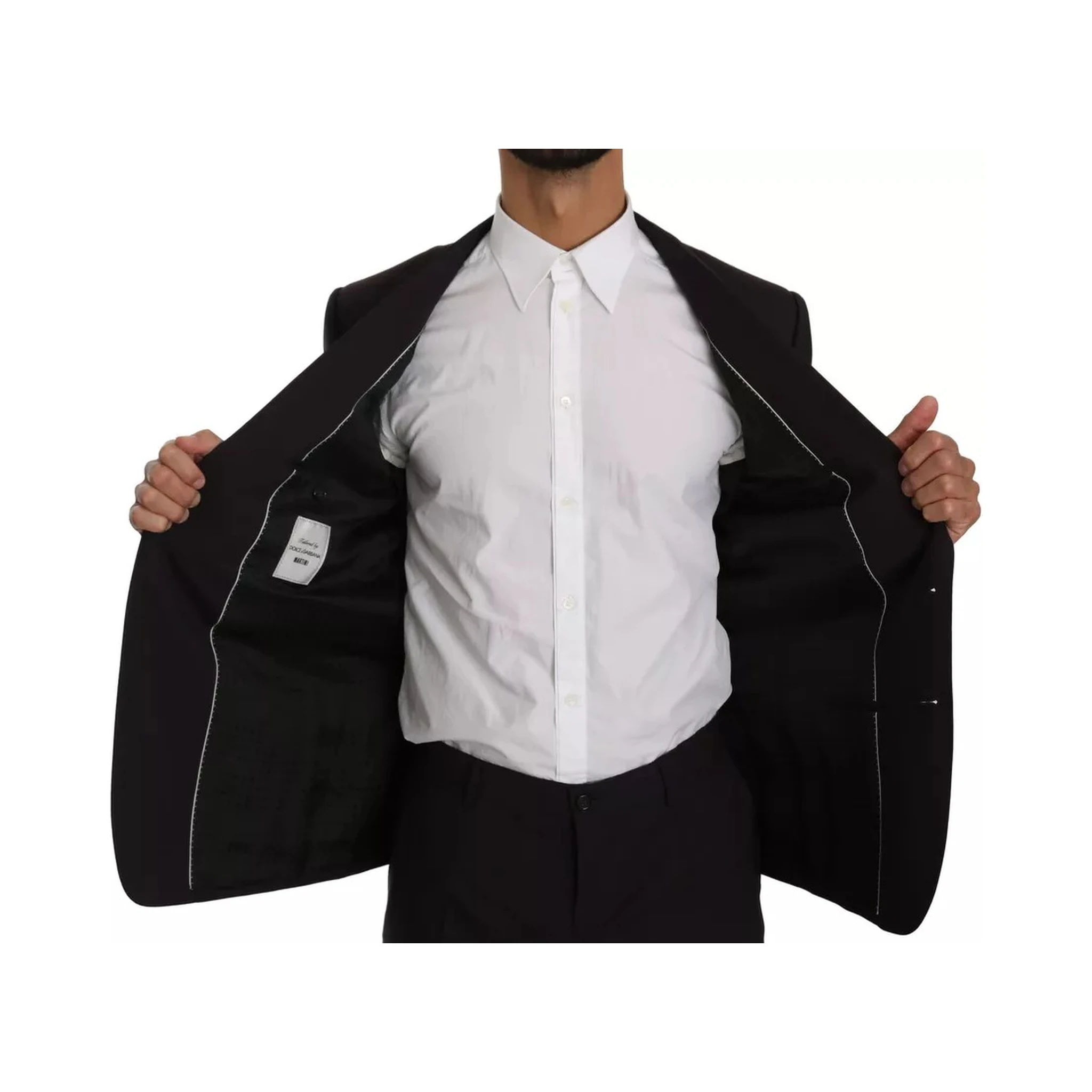 Purple MARTINI Wool Stretch 2 Piece Suit