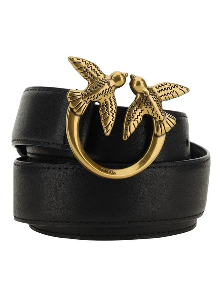 Black Calf Leather Bos Taurus Regular Belt