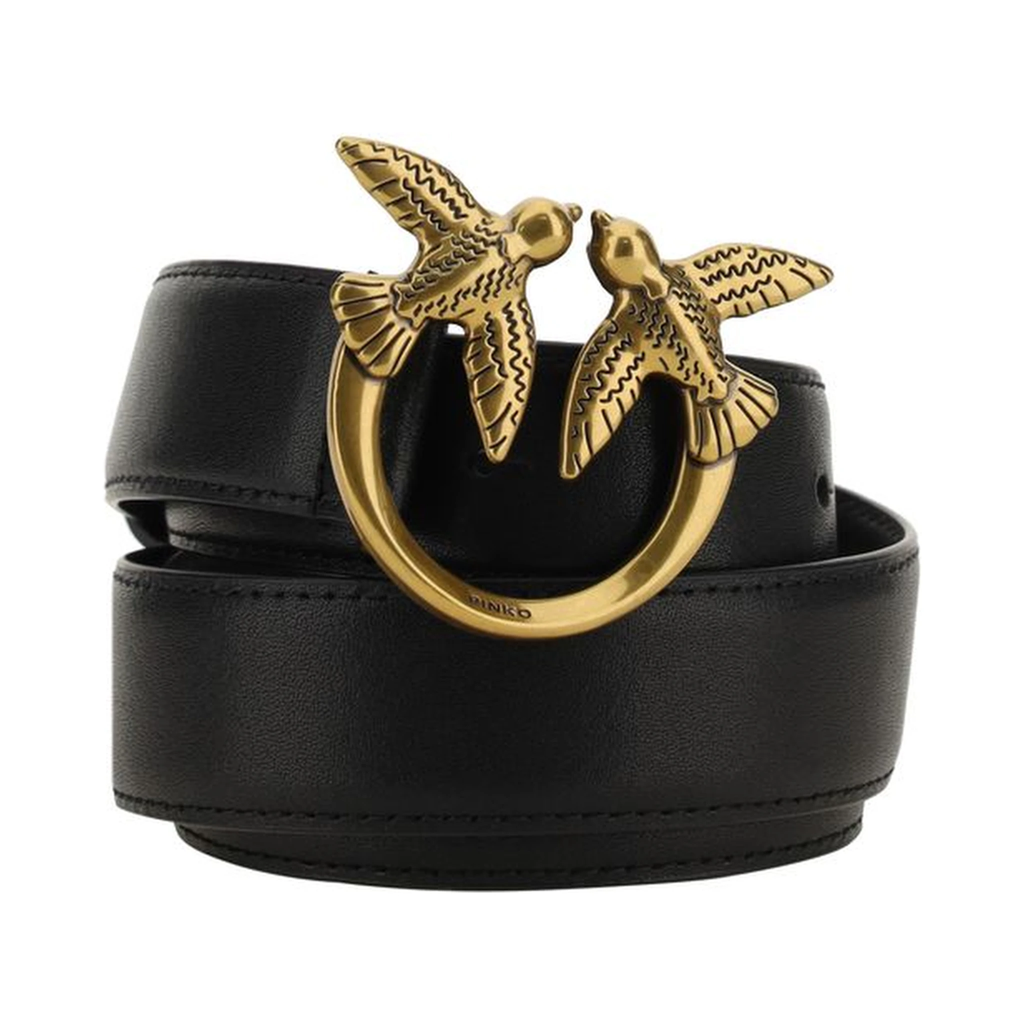 Black Calf Leather Bos Taurus Regular Belt