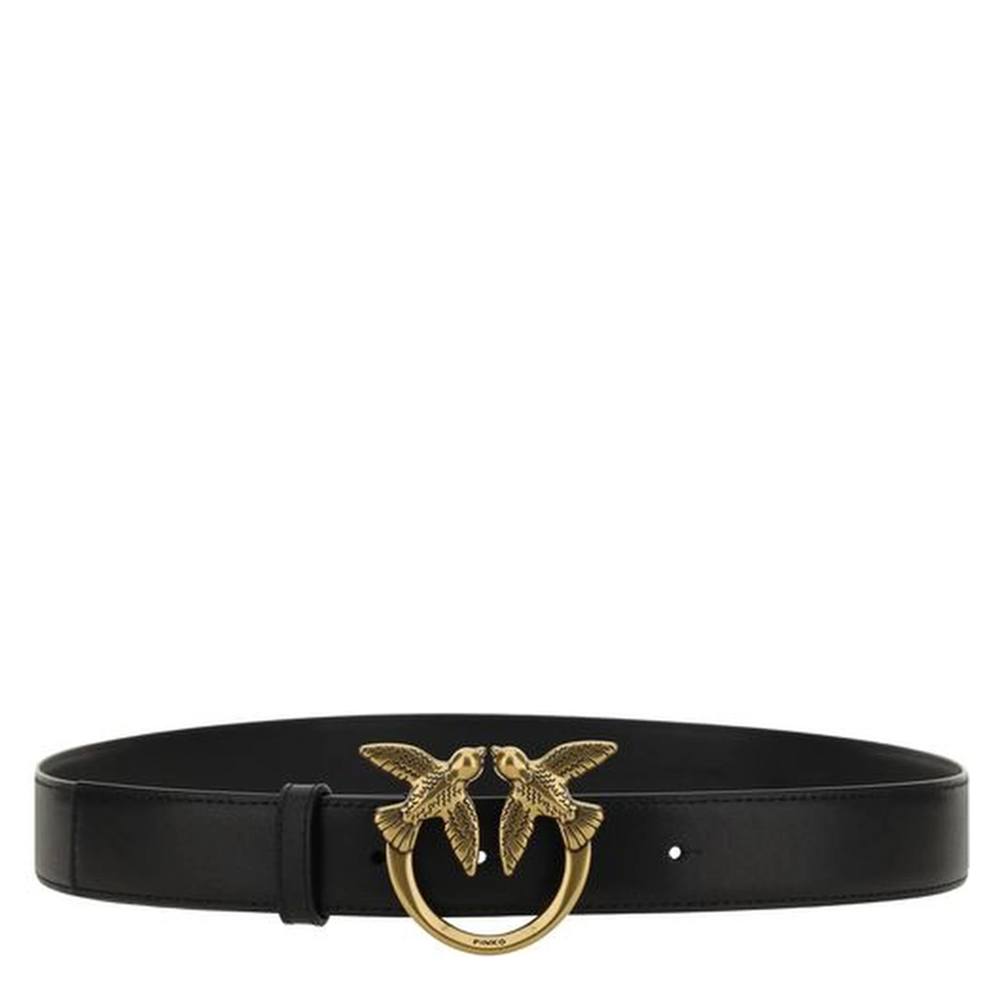 Black Calf Leather Bos Taurus Regular Belt