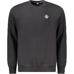 Black Cotton Sweatshirt