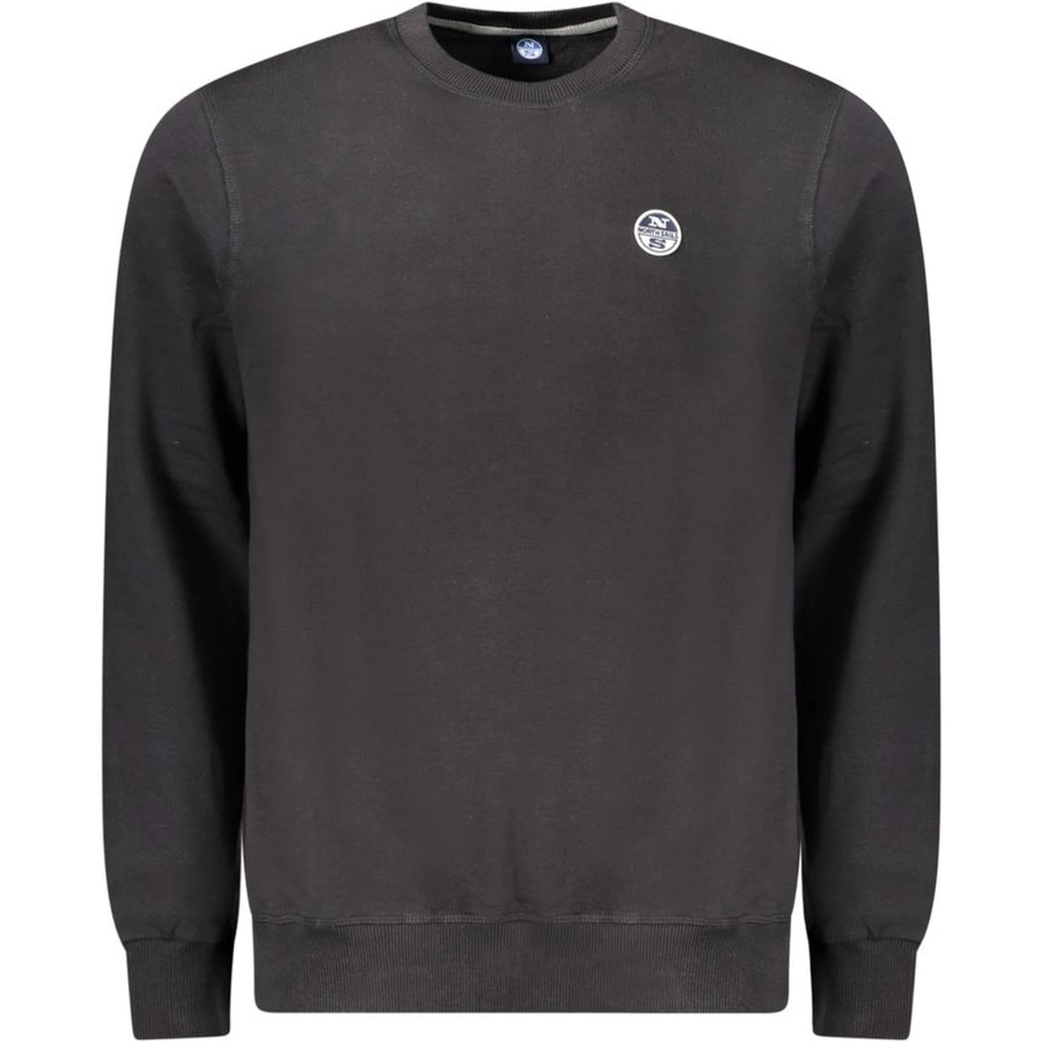 Black Cotton Sweatshirt