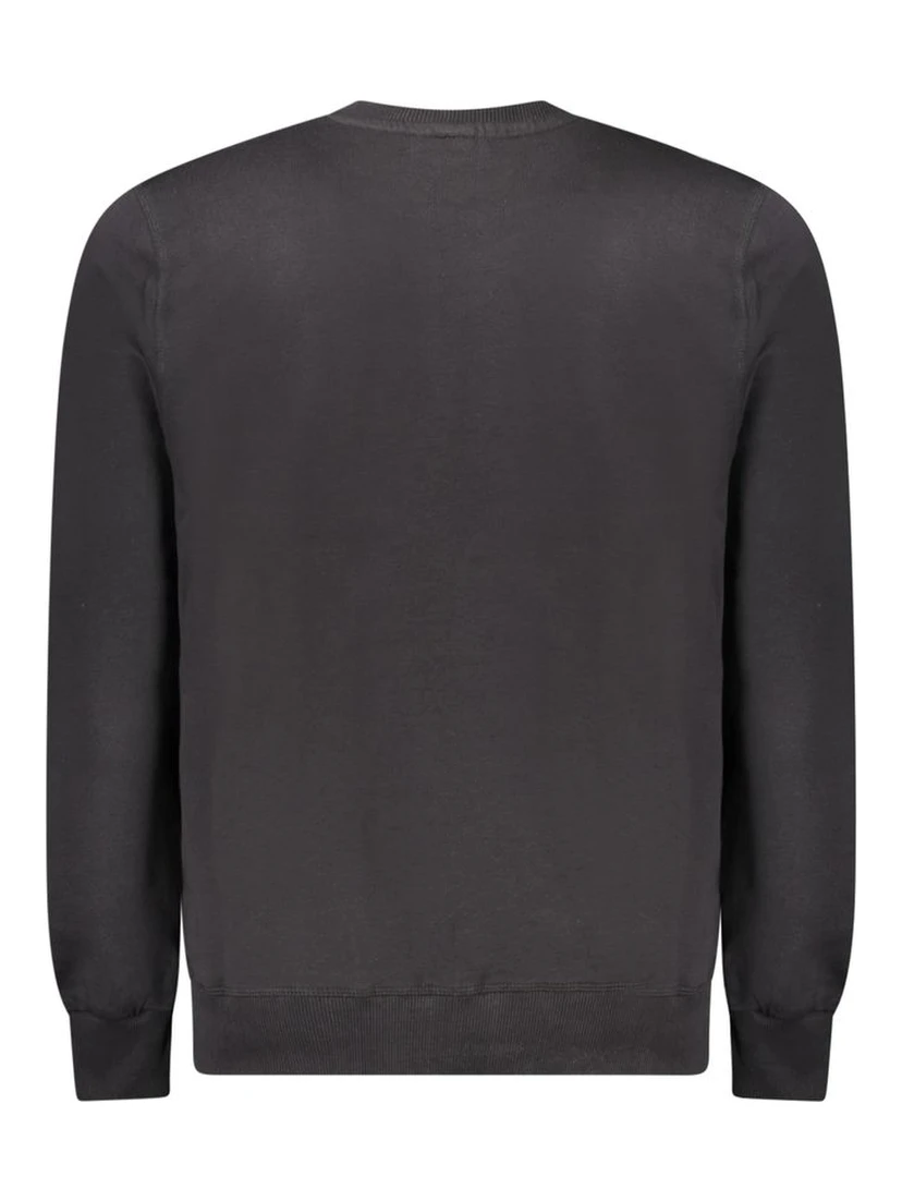Black Cotton Sweatshirt