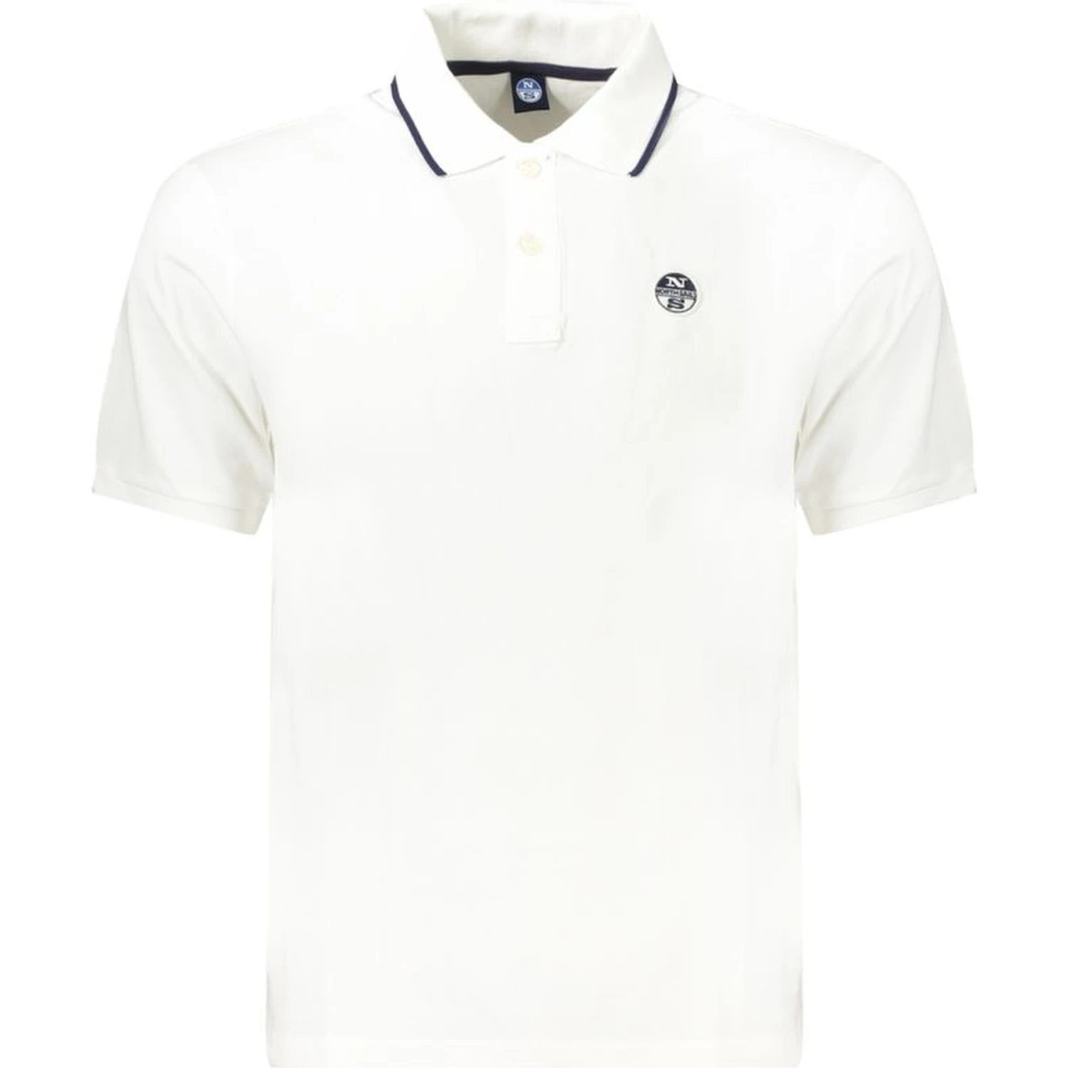 White Cotton Polo Shirt