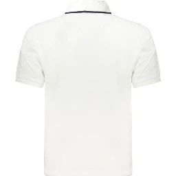 White Cotton Polo Shirt