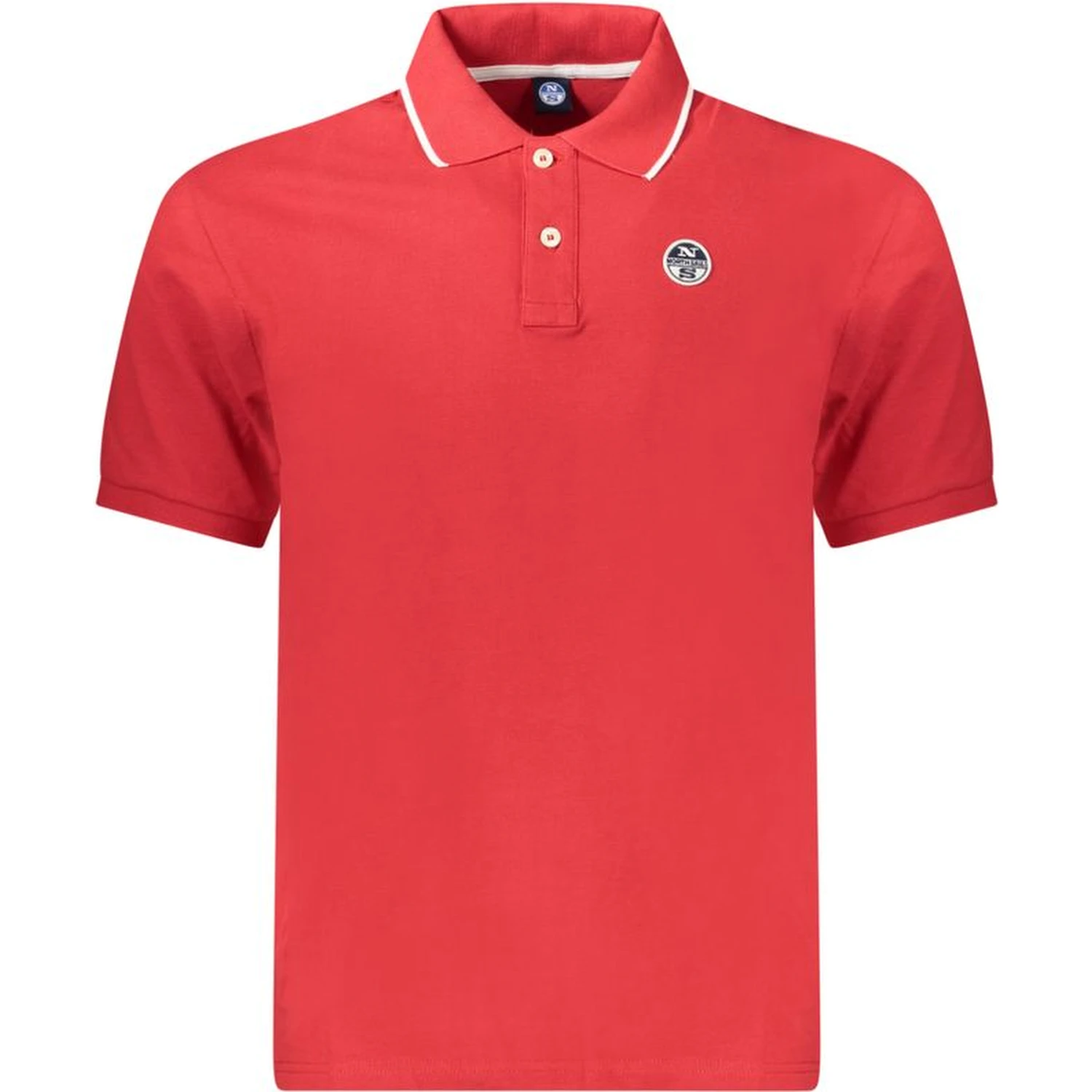 Red Cotton Polo Shirt