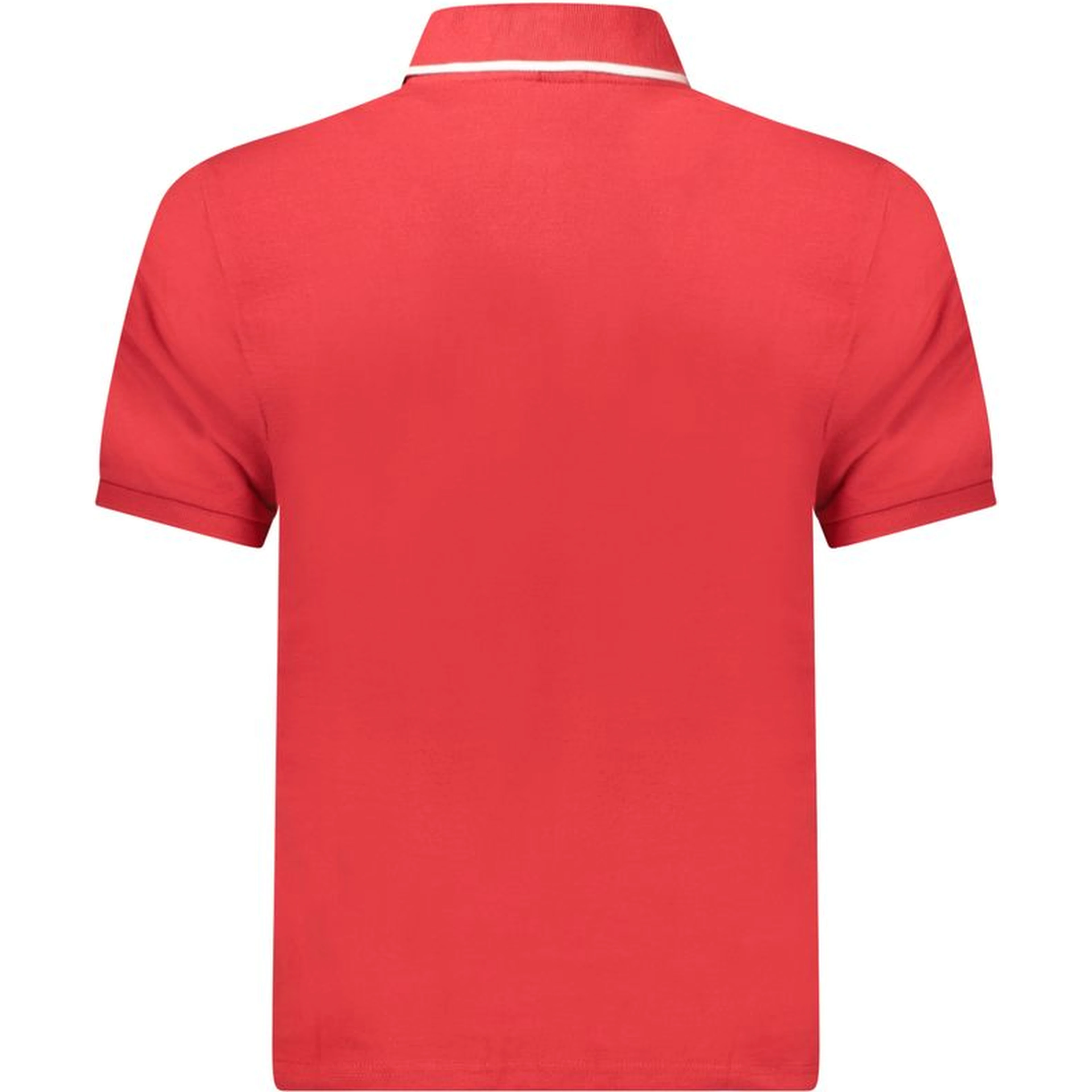 Red Cotton Polo Shirt
