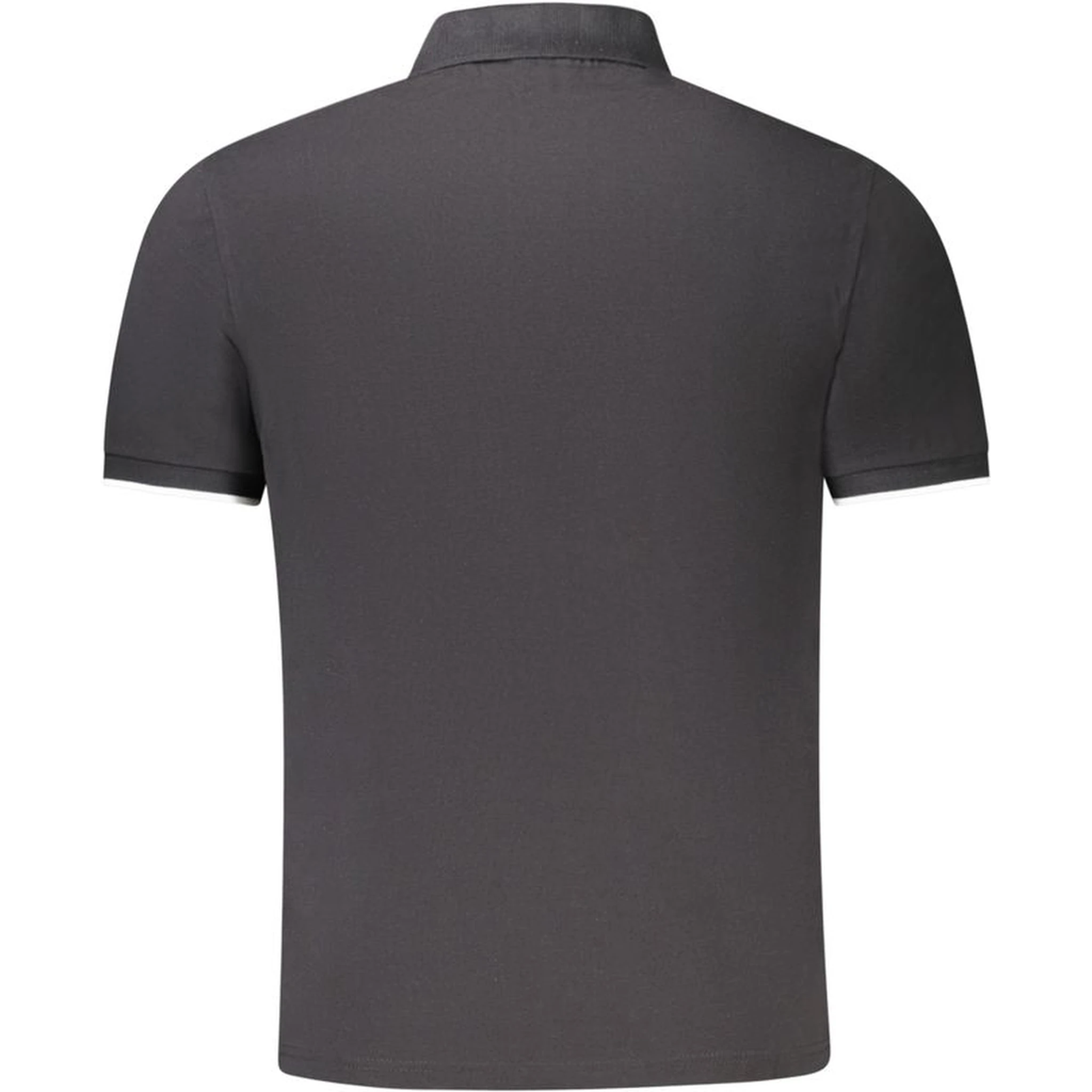 Black Cotton Polo Shirt