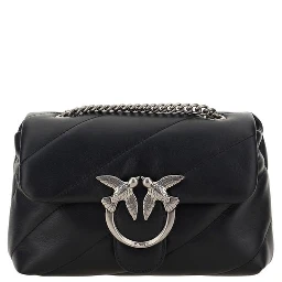 Black Calf Leather Bos Taurus Shoulder Bag