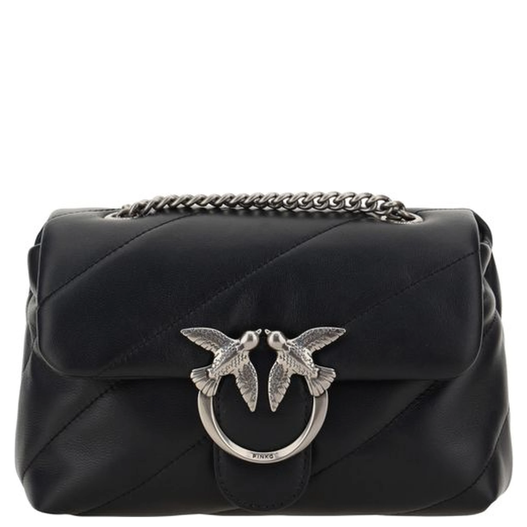 Black Calf Leather Bos Taurus Shoulder Bag
