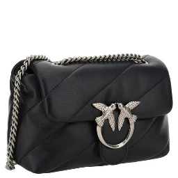 Black Calf Leather Bos Taurus Shoulder Bag