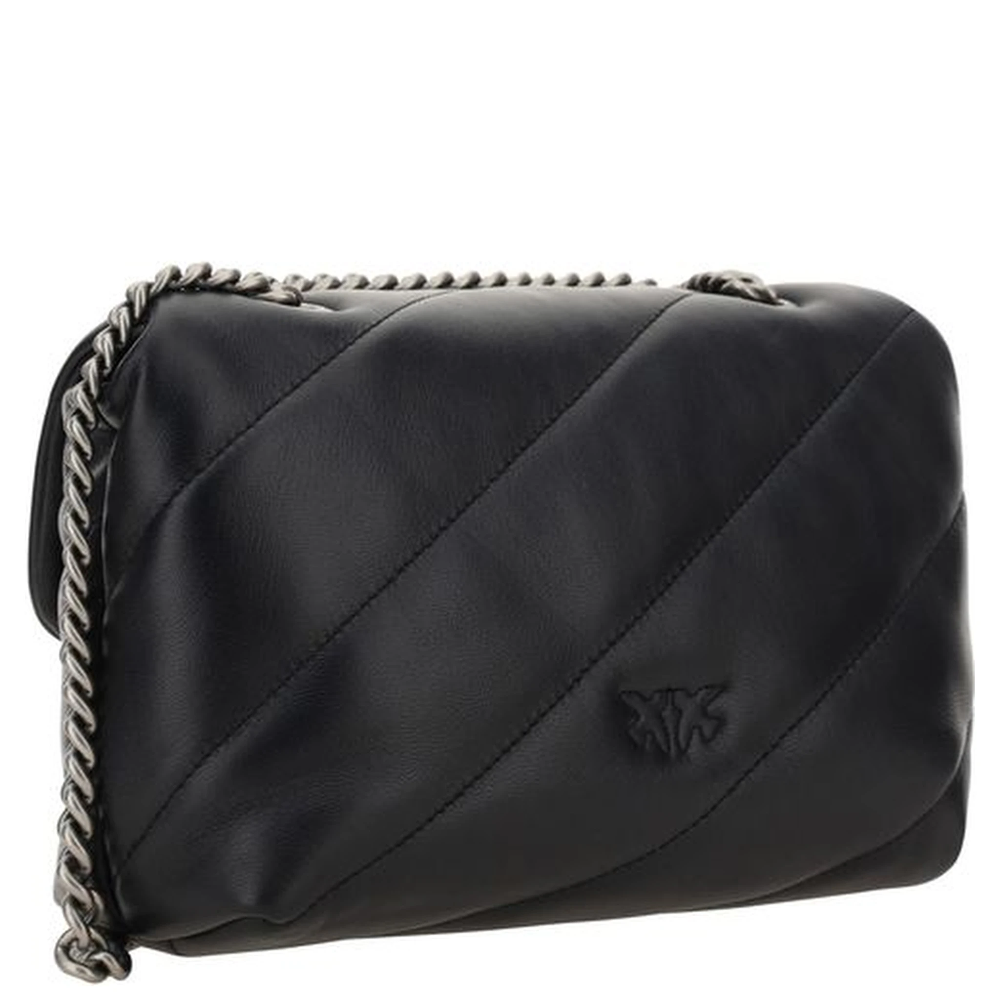 Black Calf Leather Bos Taurus Shoulder Bag