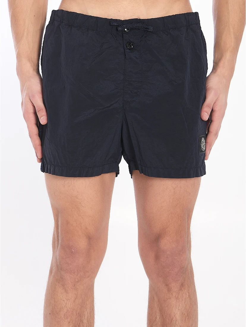 Slim swim trunks