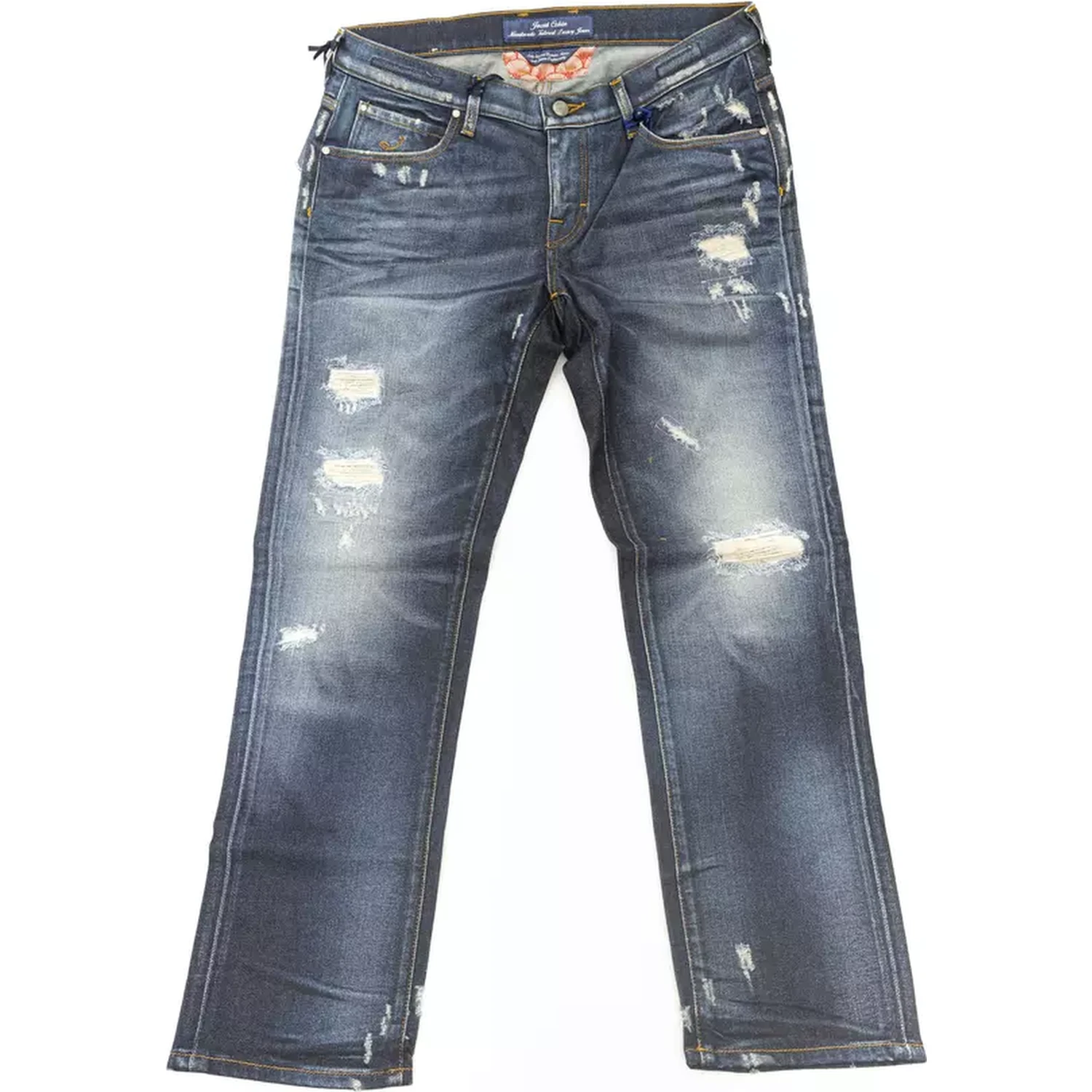 Blue Cotton Jeans & Pant
