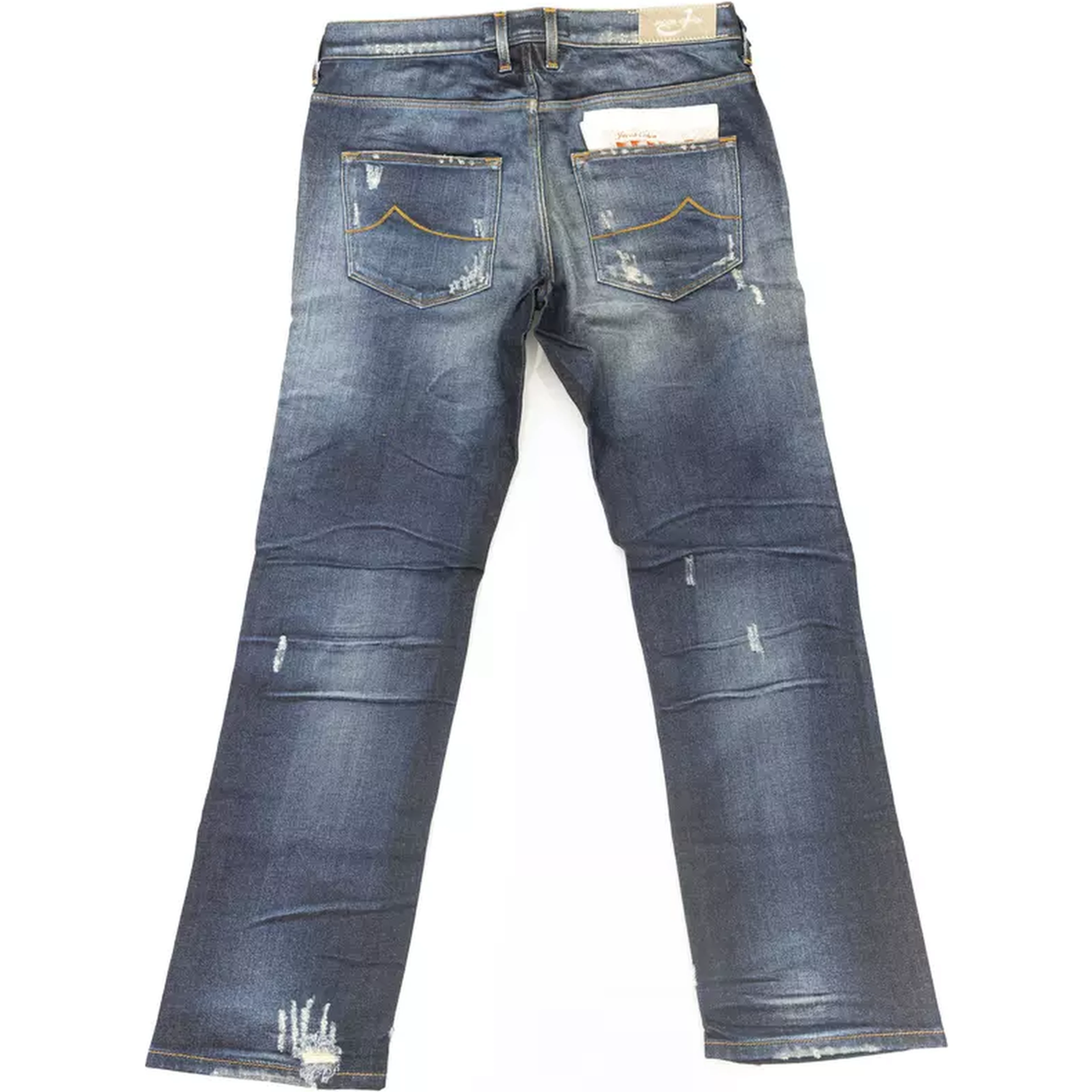 Blue Cotton Jeans & Pant