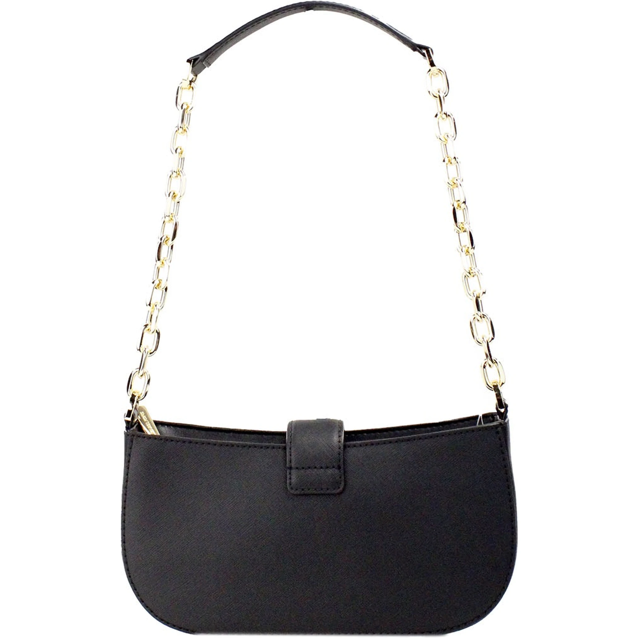 Carmen Small Black Haircalf Pouchette Shoulder Crossbody Bag