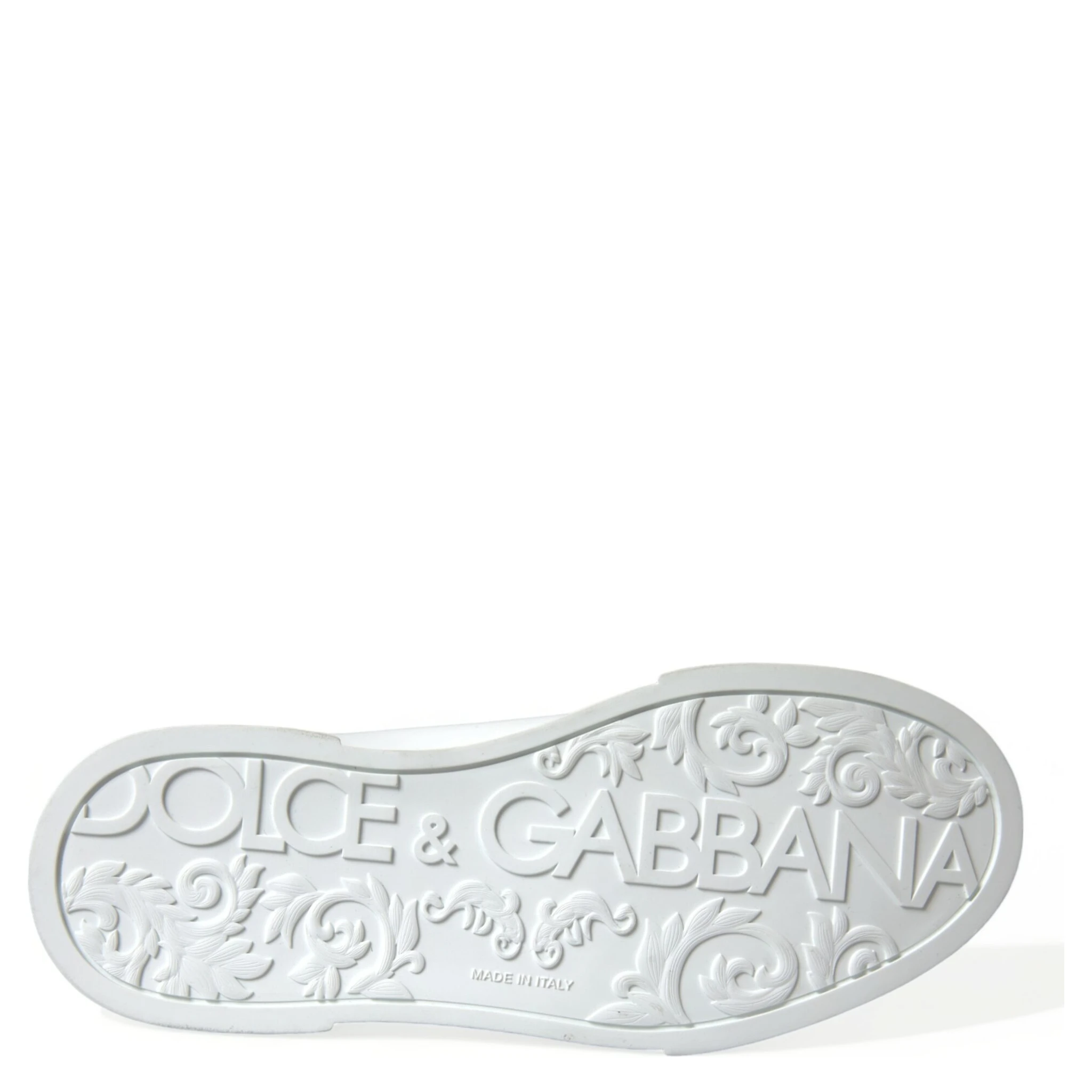 White Green Leather Portofino Sneakers Shoes