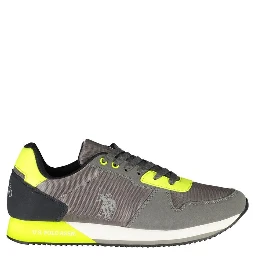 Gray Polyester Sneaker