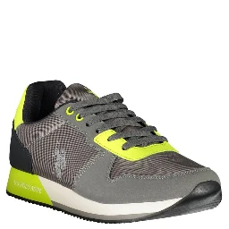Gray Polyester Sneaker