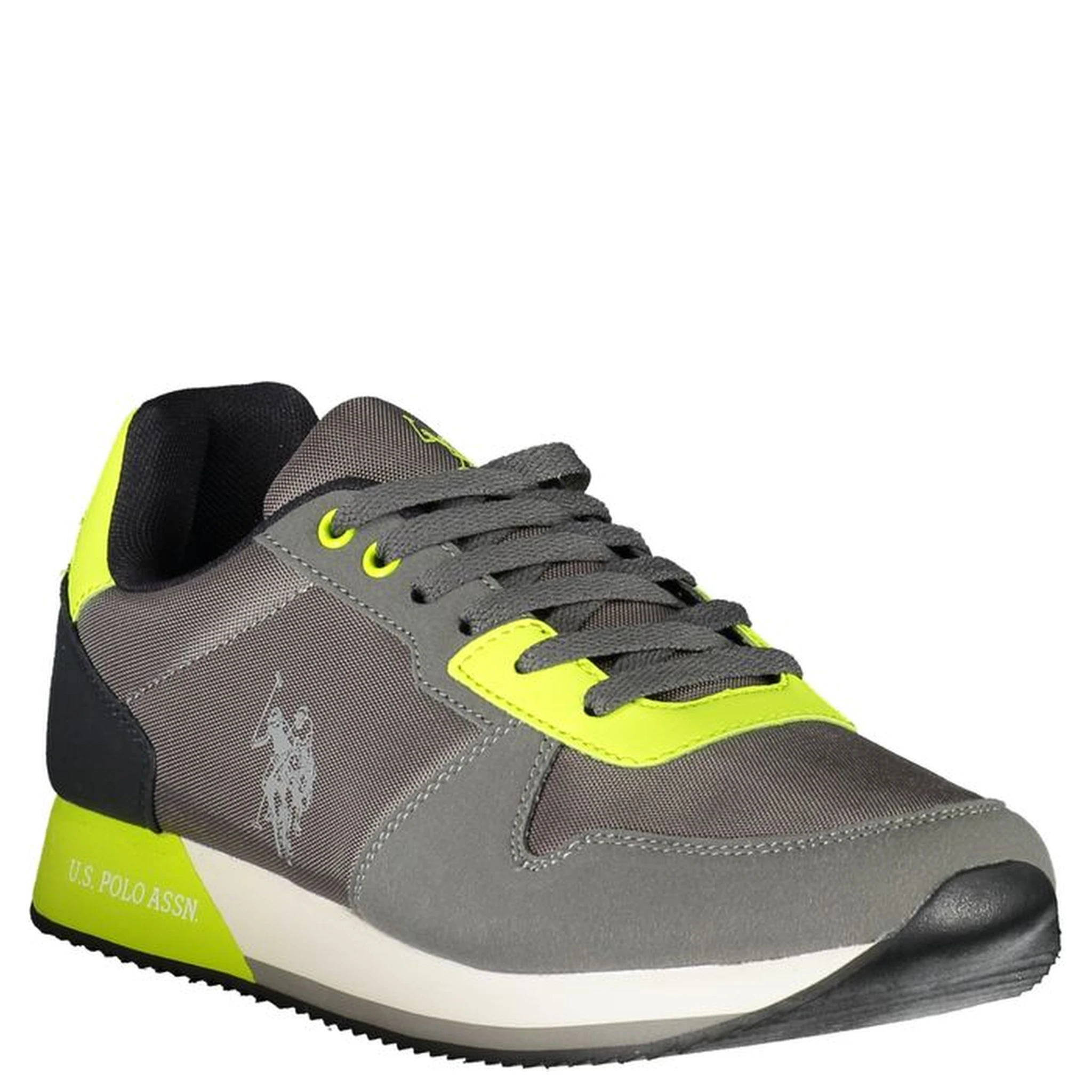 Gray Polyester Sneaker