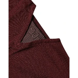 Maroon Collared Short Sleeves Polo T-shirt