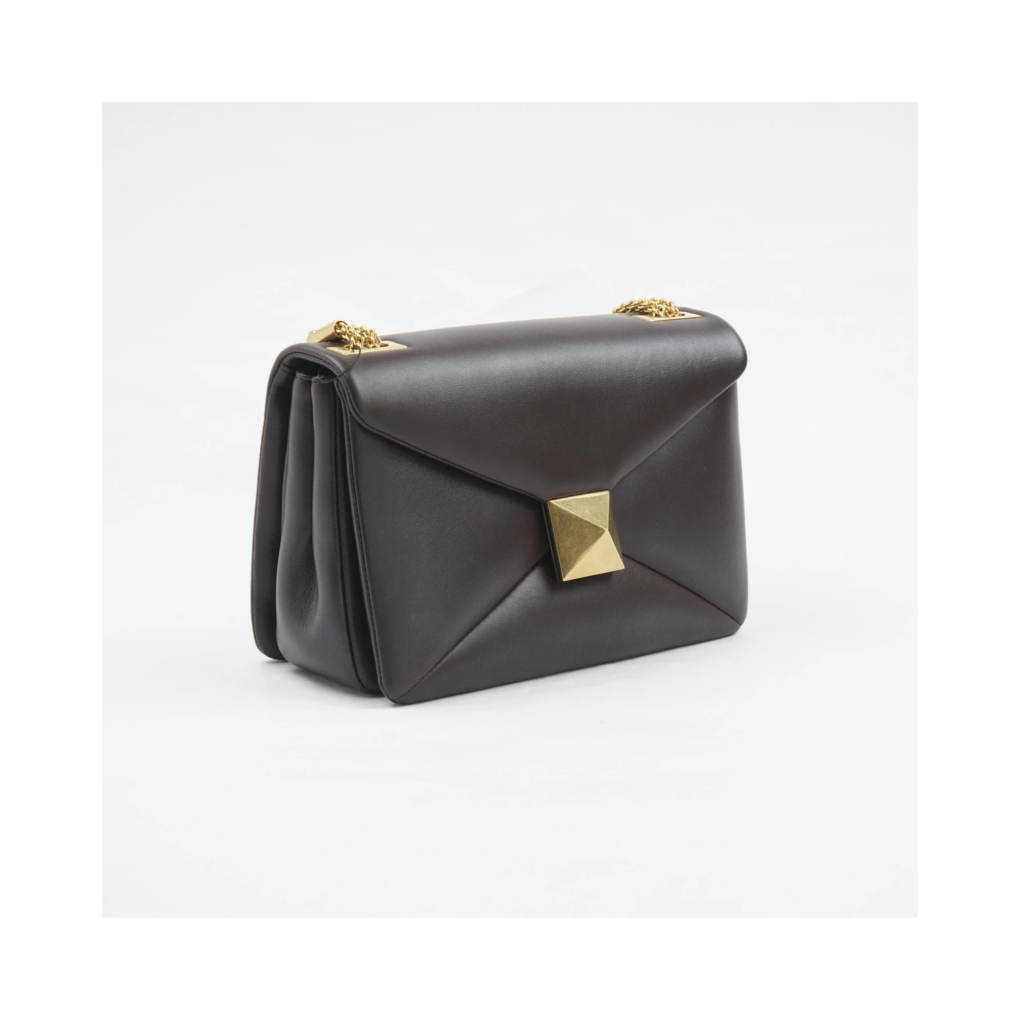 One Stud Medium Lambskin Shoulder Bag