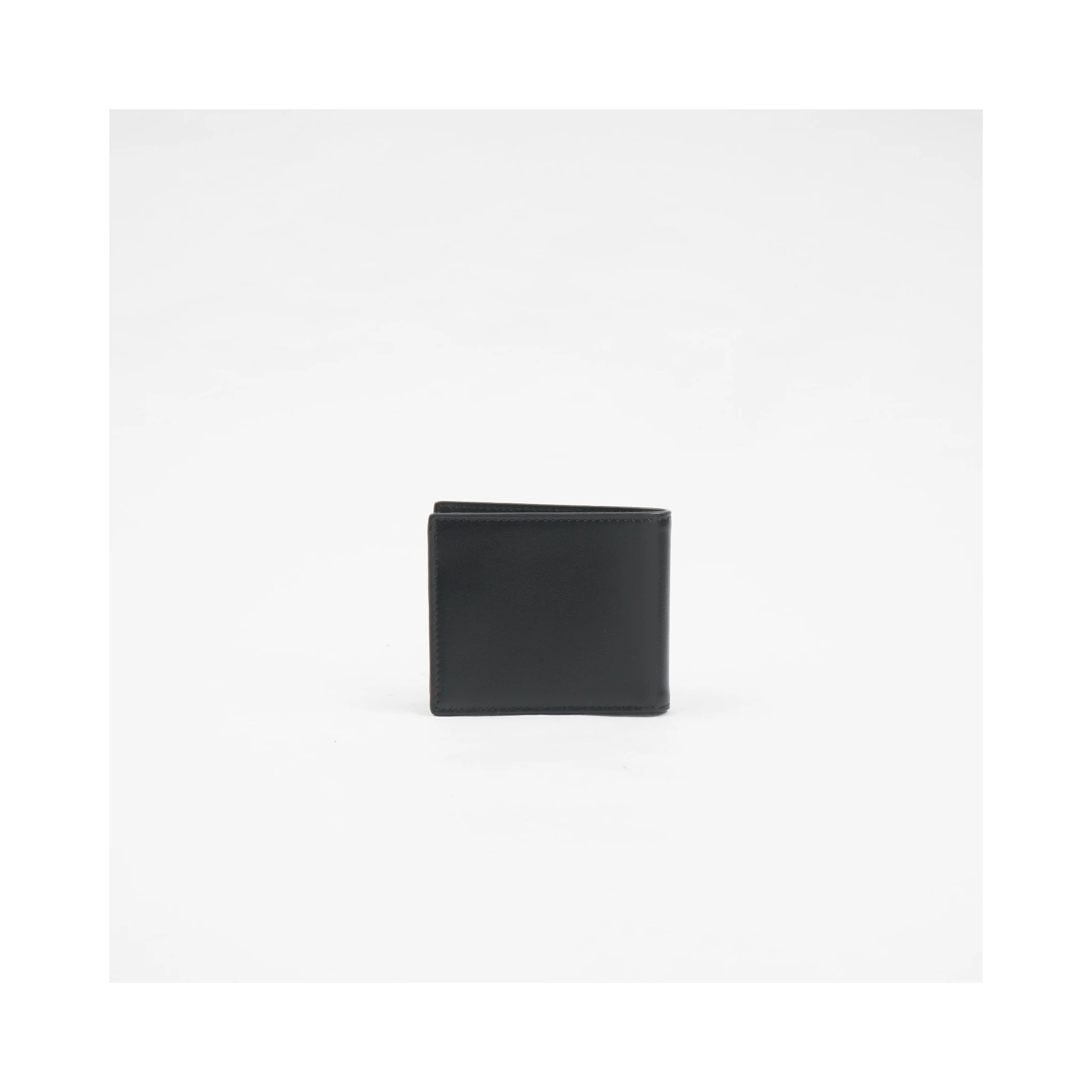 Logo-print Leather Wallet In Black