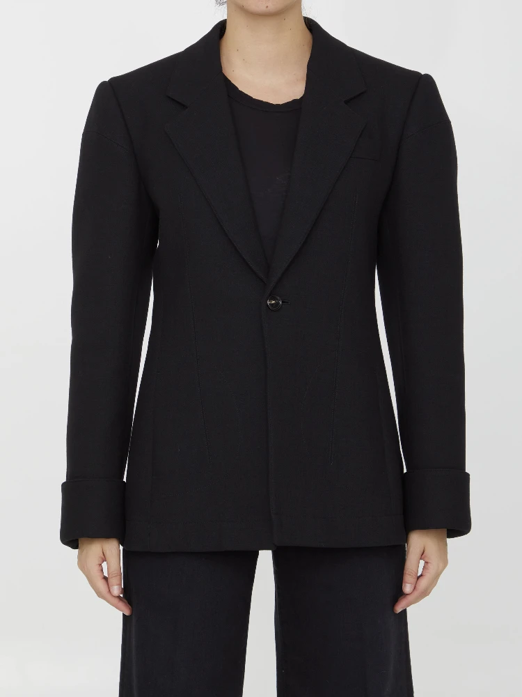 Structured cotton jacket