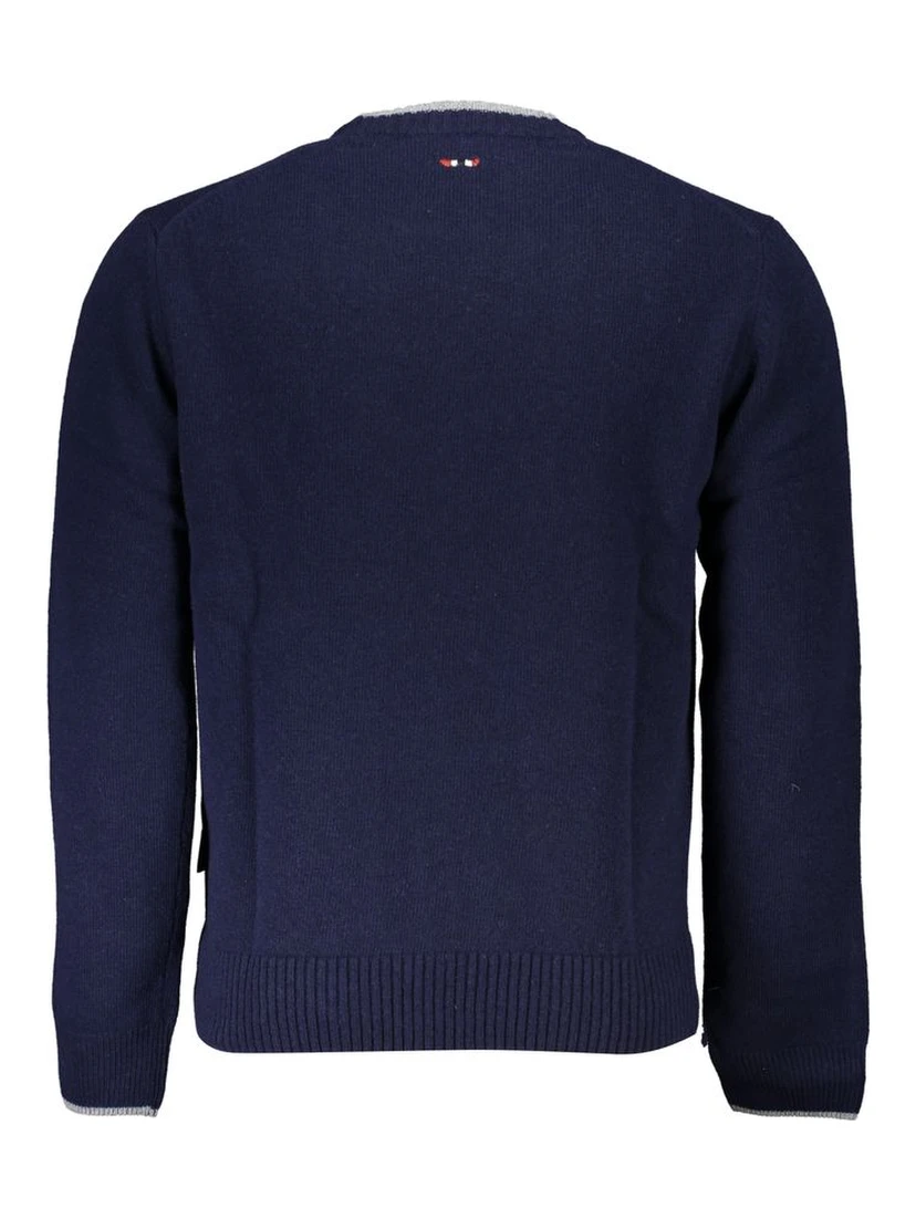 Blue Fabric Sweater