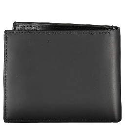 محفظة جلدية سوداء