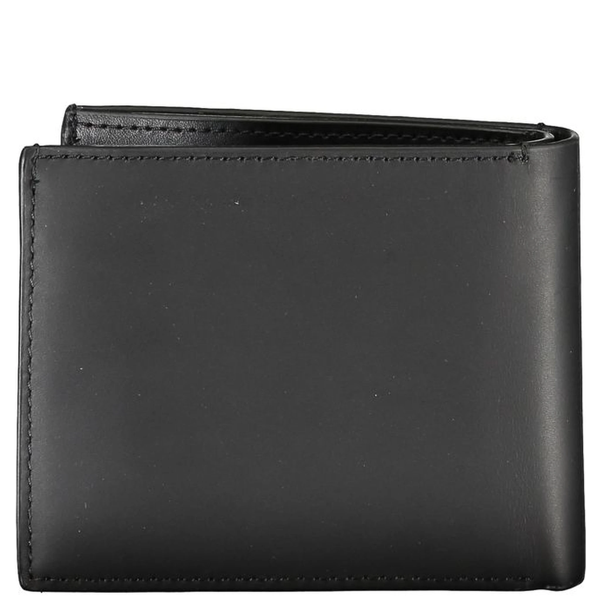 محفظة جلدية سوداء