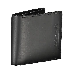 محفظة جلدية سوداء