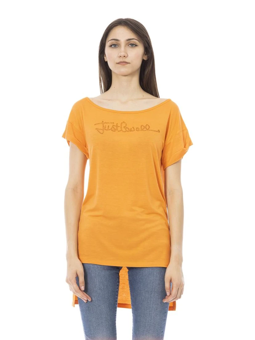Orange Cotton T-Shirt