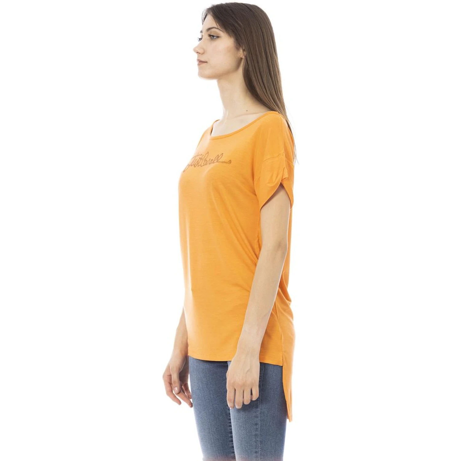 Orange Cotton T-Shirt