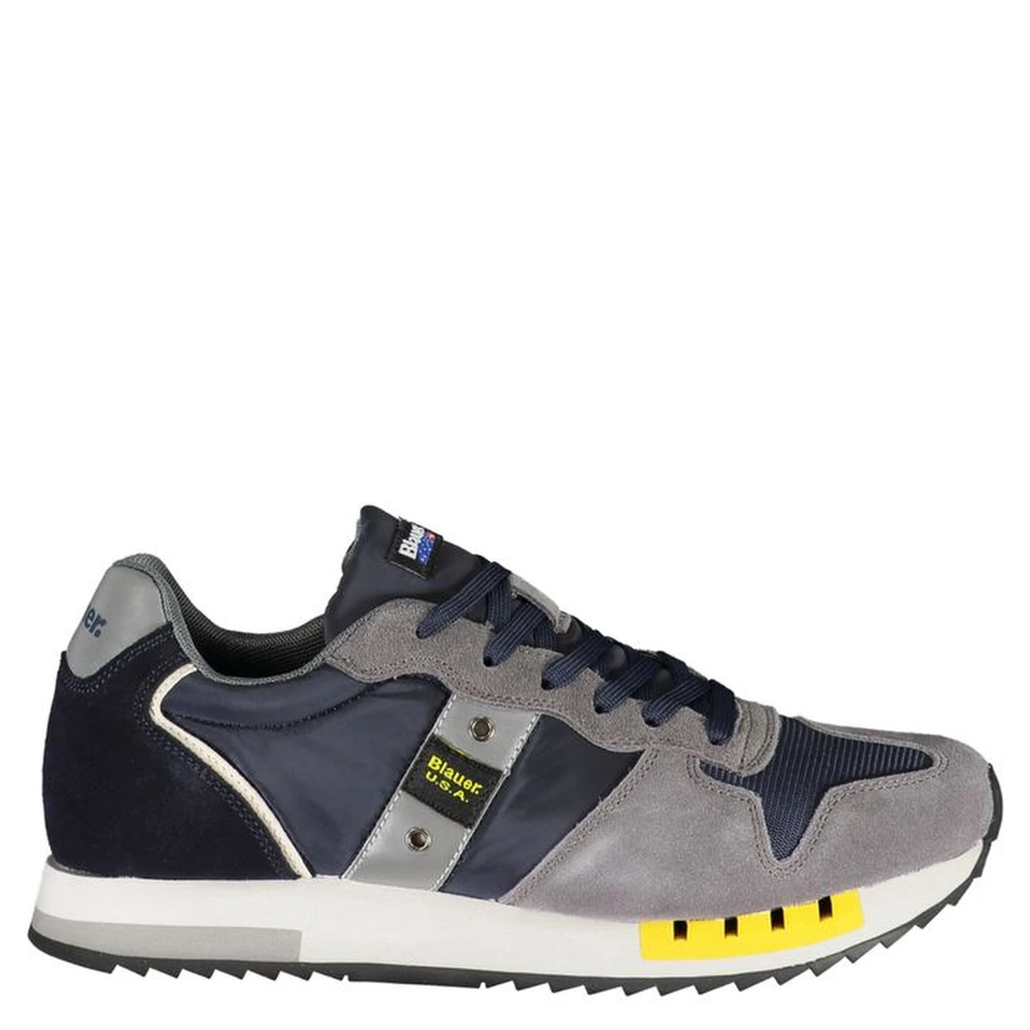 Blue Polyester Sneaker