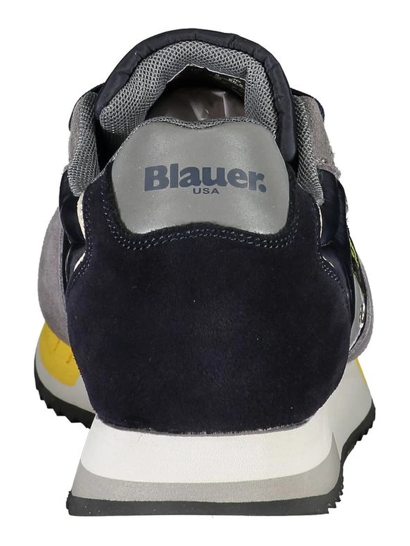 Blue Polyester Sneaker