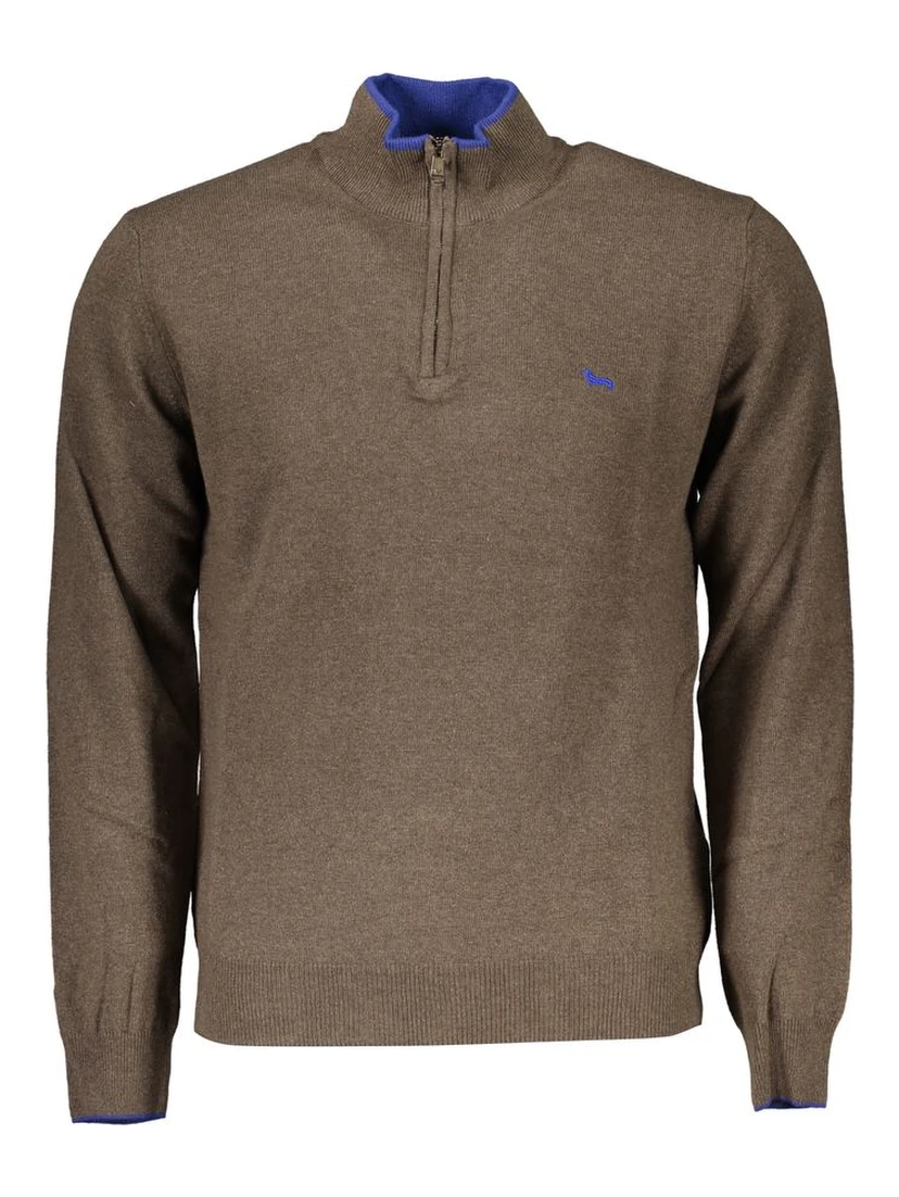 Brown Fabric Sweater