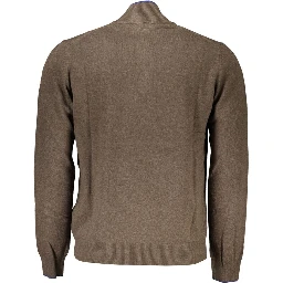 Brown Fabric Sweater