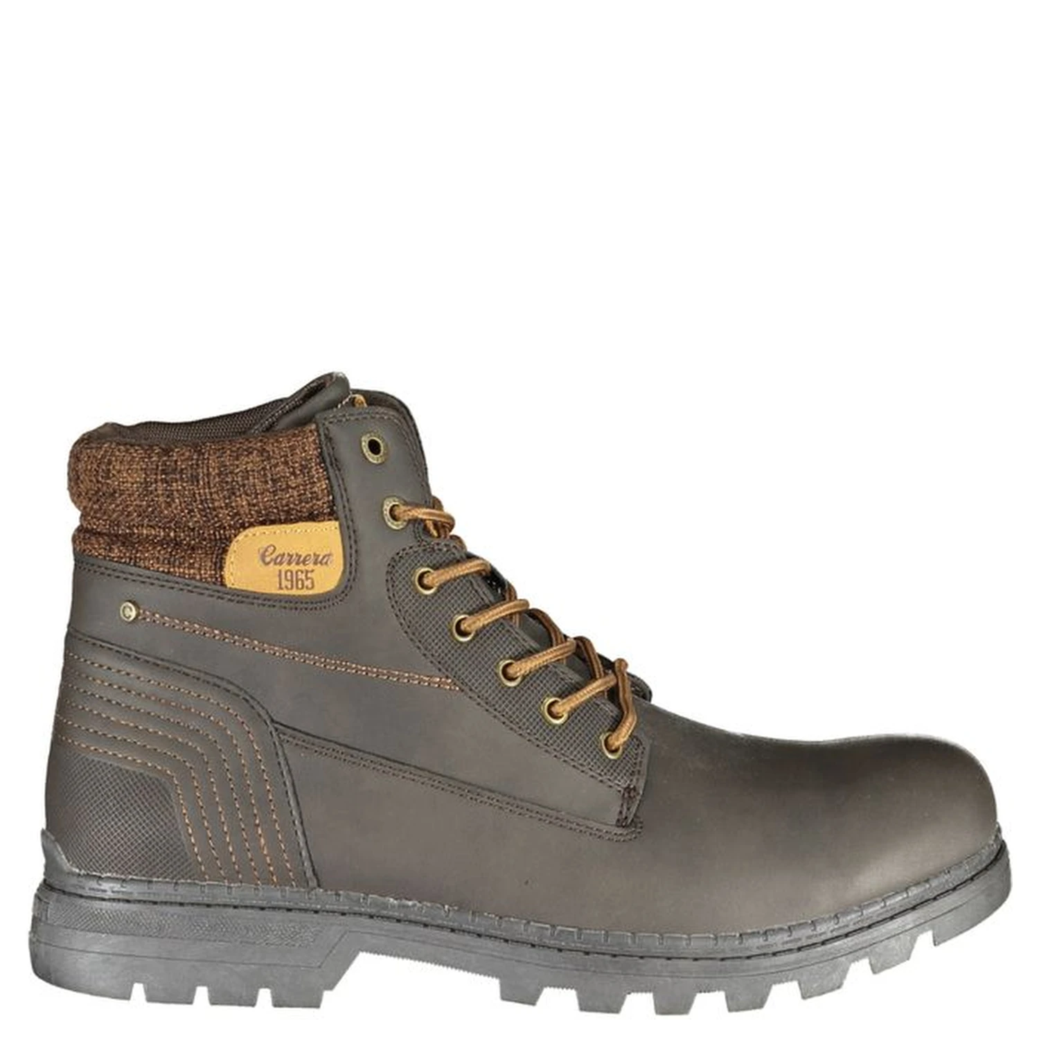 Brown Polyester Ankle