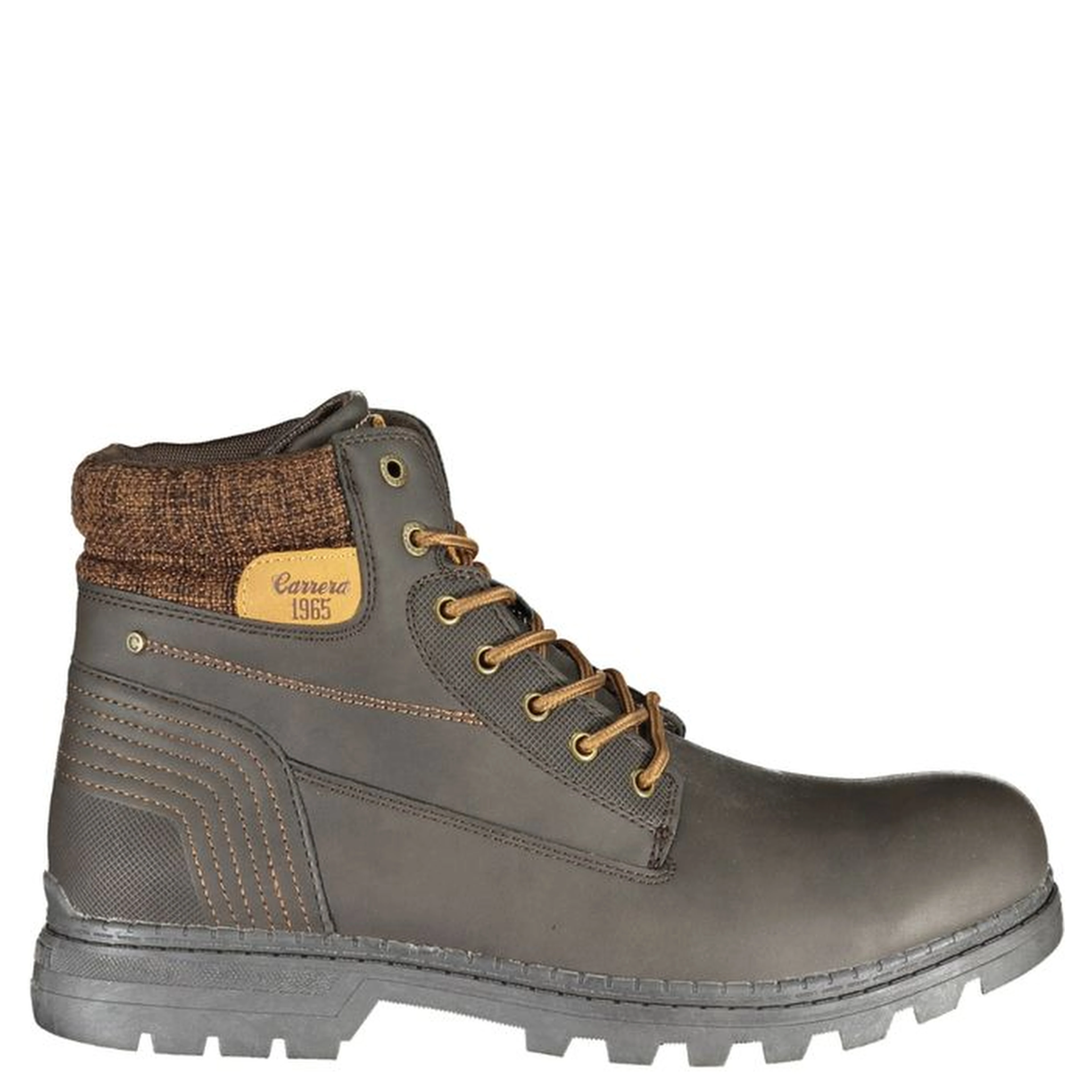 Brown Polyester Ankle
