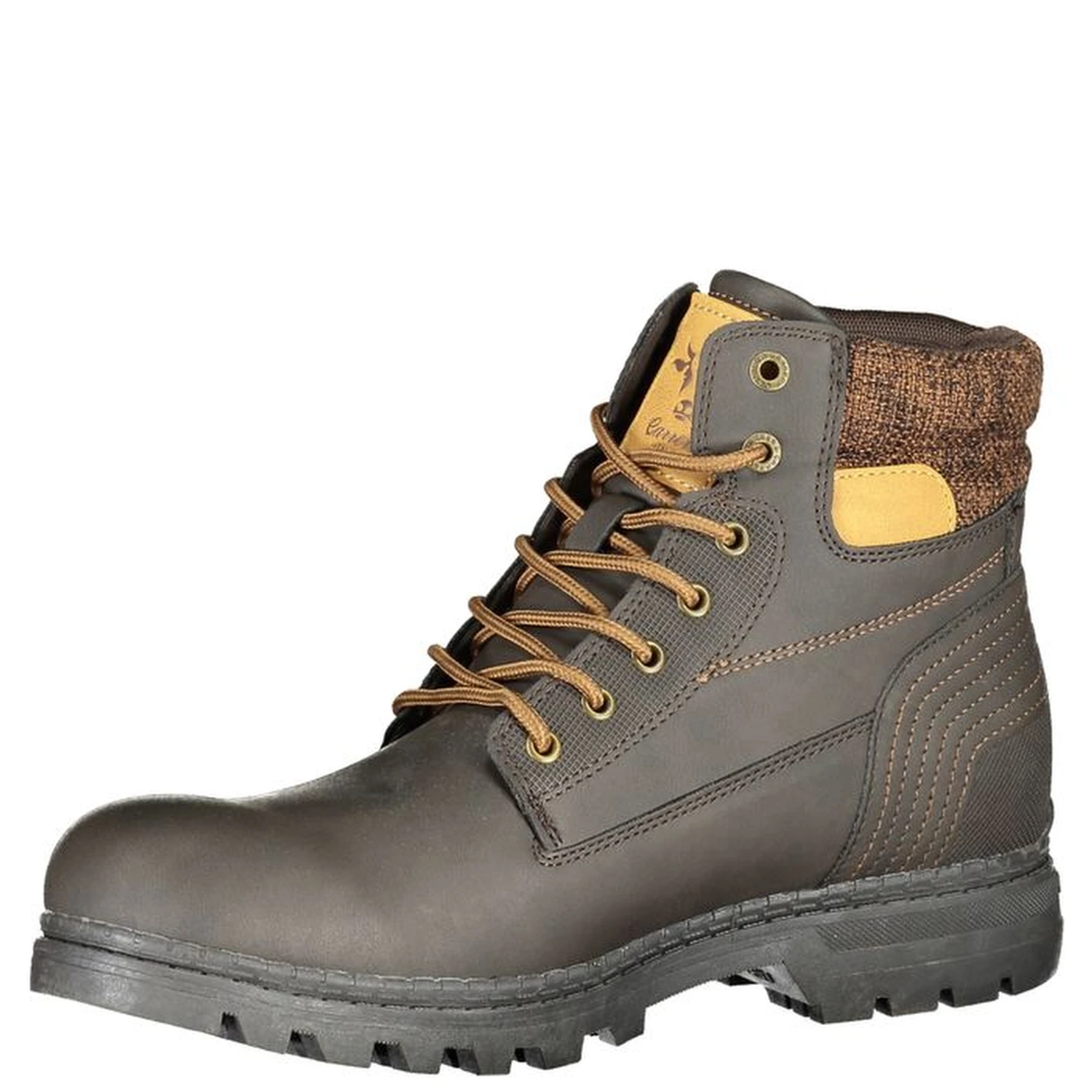 Brown Polyester Ankle