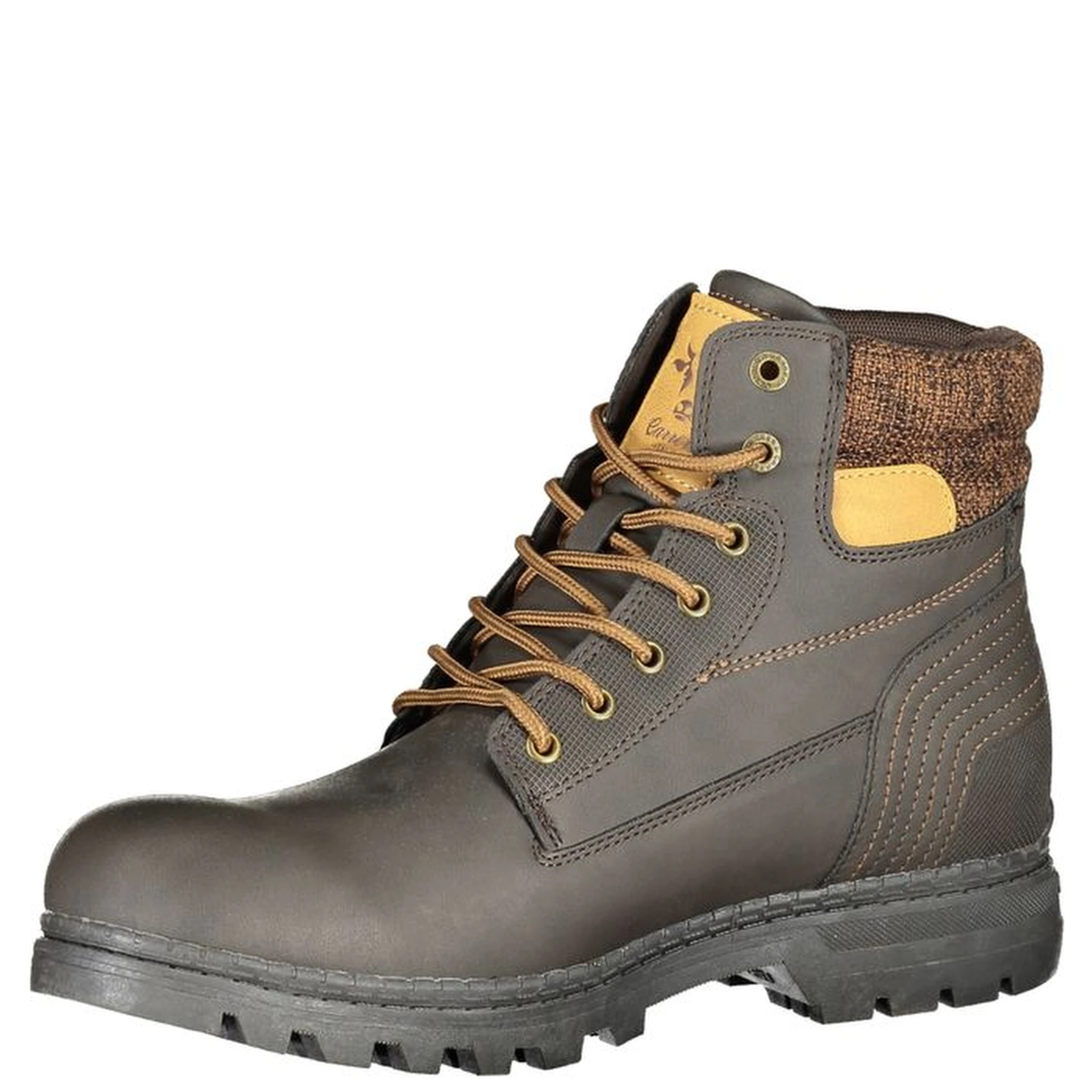 Brown Polyester Ankle