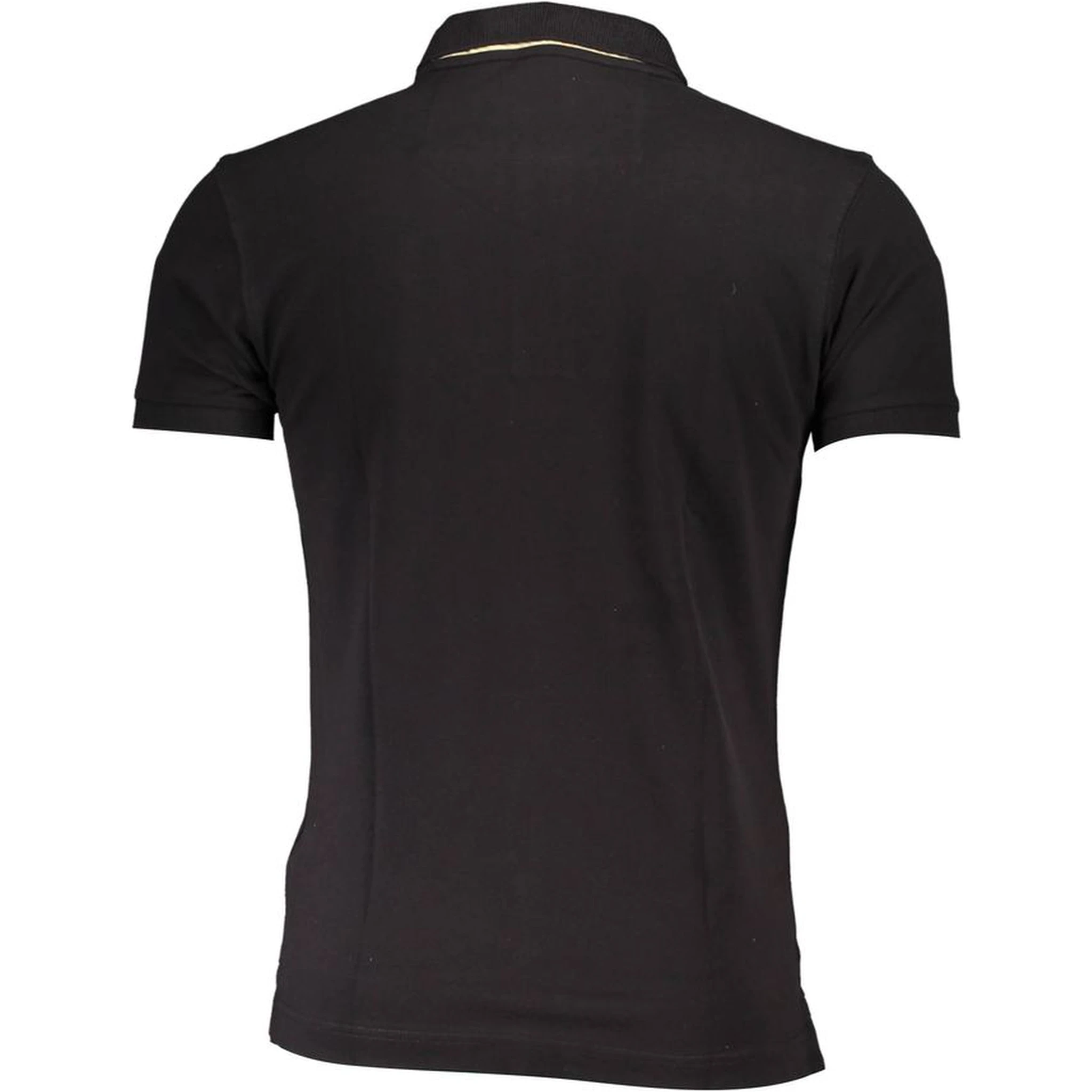 Black Cotton Polo Shirt