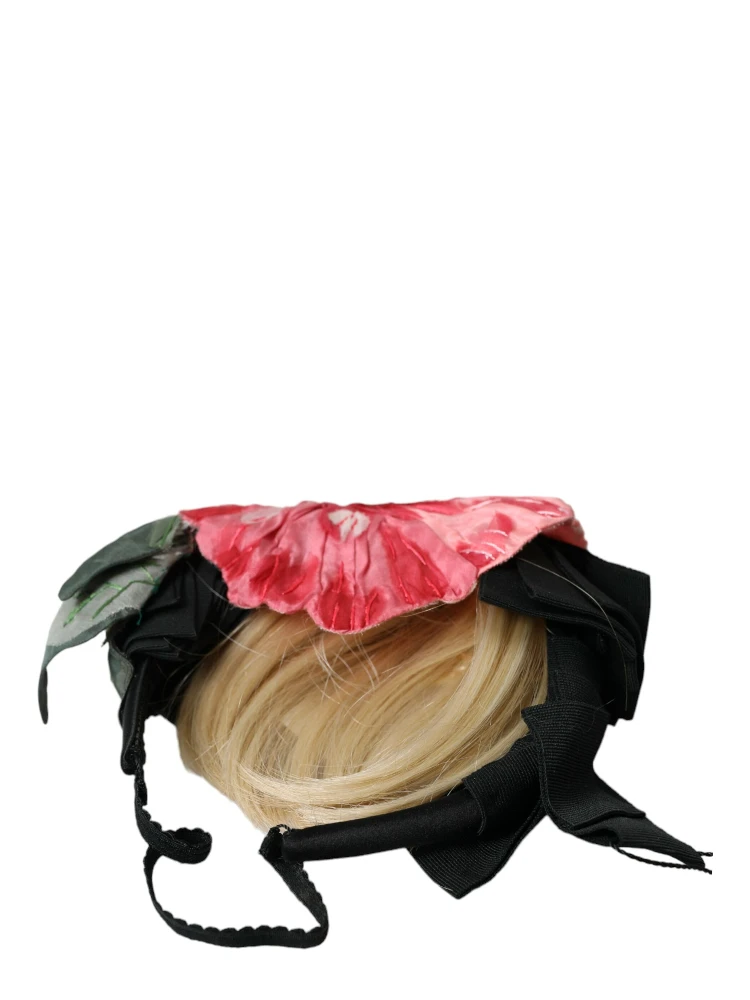 Black Viscose White Hair Parrucchiera Headband Diadem alternative