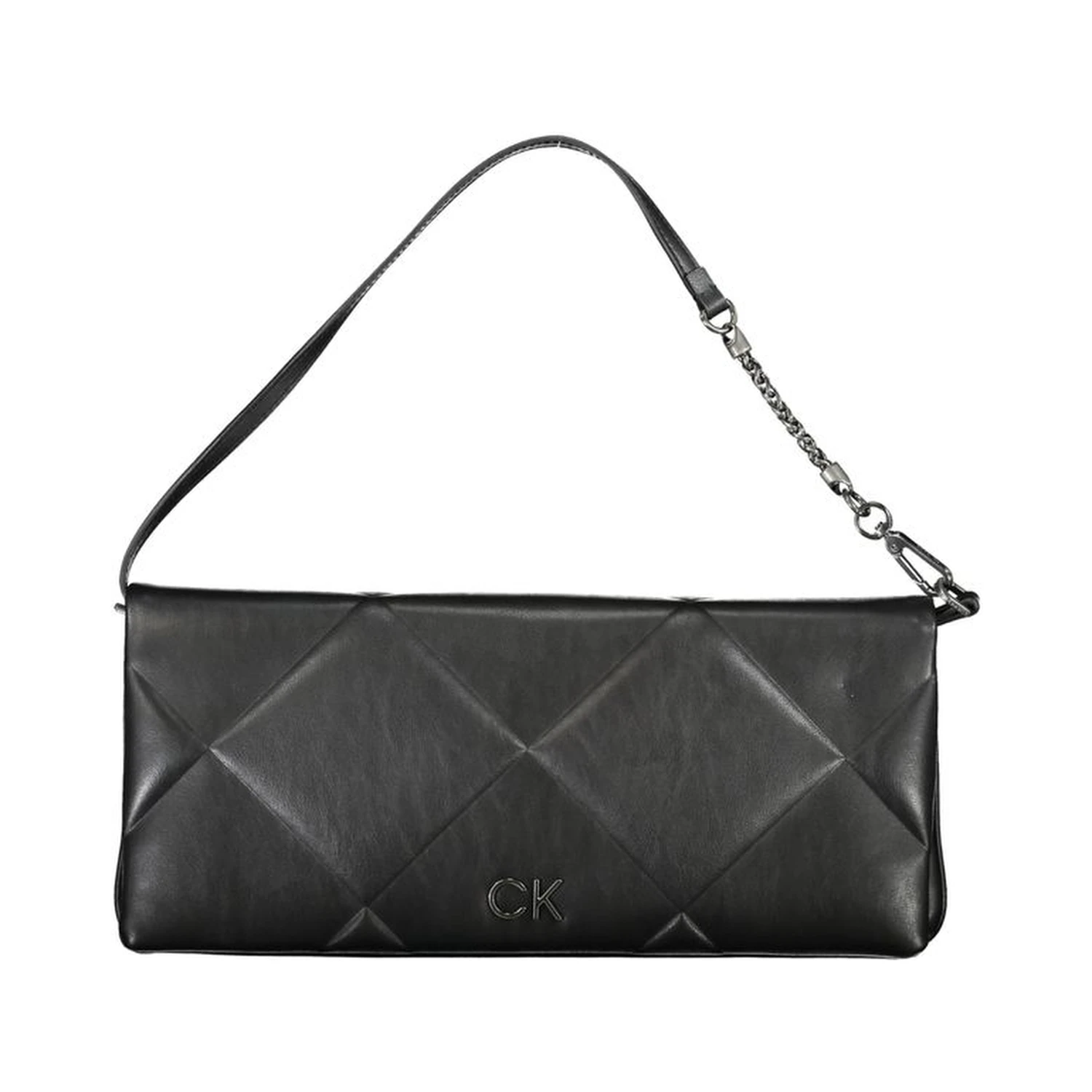 Black Polyester Handbag
