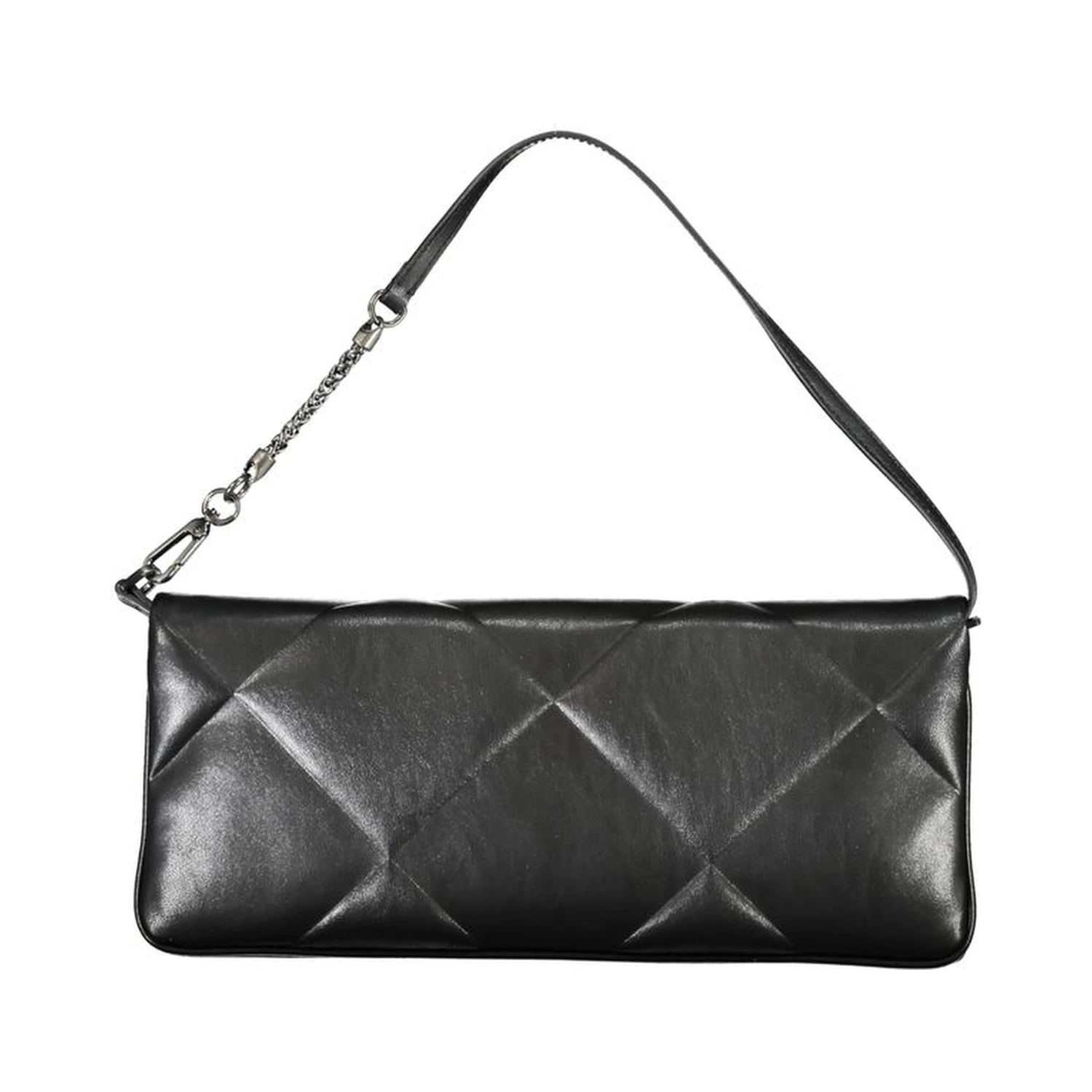 Black Polyester Handbag